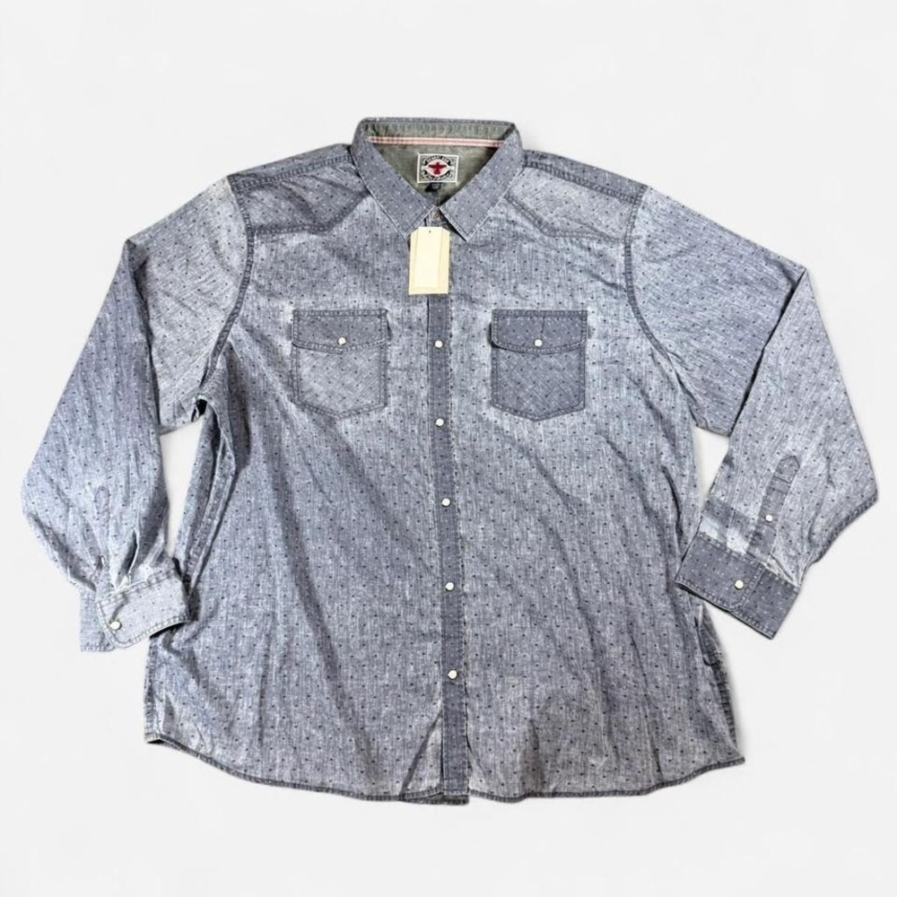Desert Son Flag and Anthem NWT Button Up‎ Long Sleeve Mens Sz 3XL